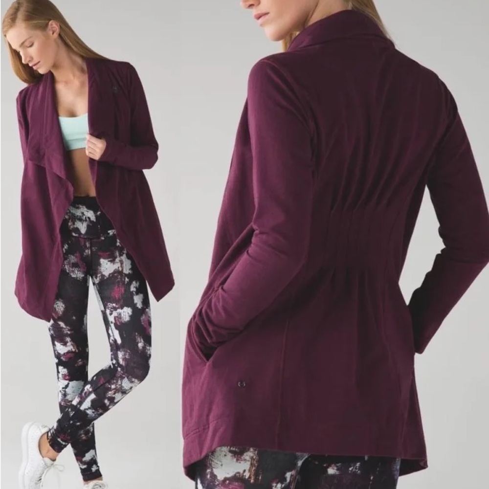 Lululemon Women’s Restore Wrap Sweater Size 8 Style# W4IBLS